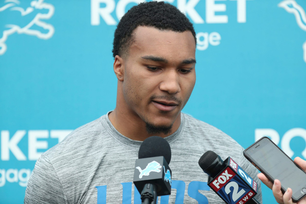 Detroit Lions rookie defensive back Brian Branch